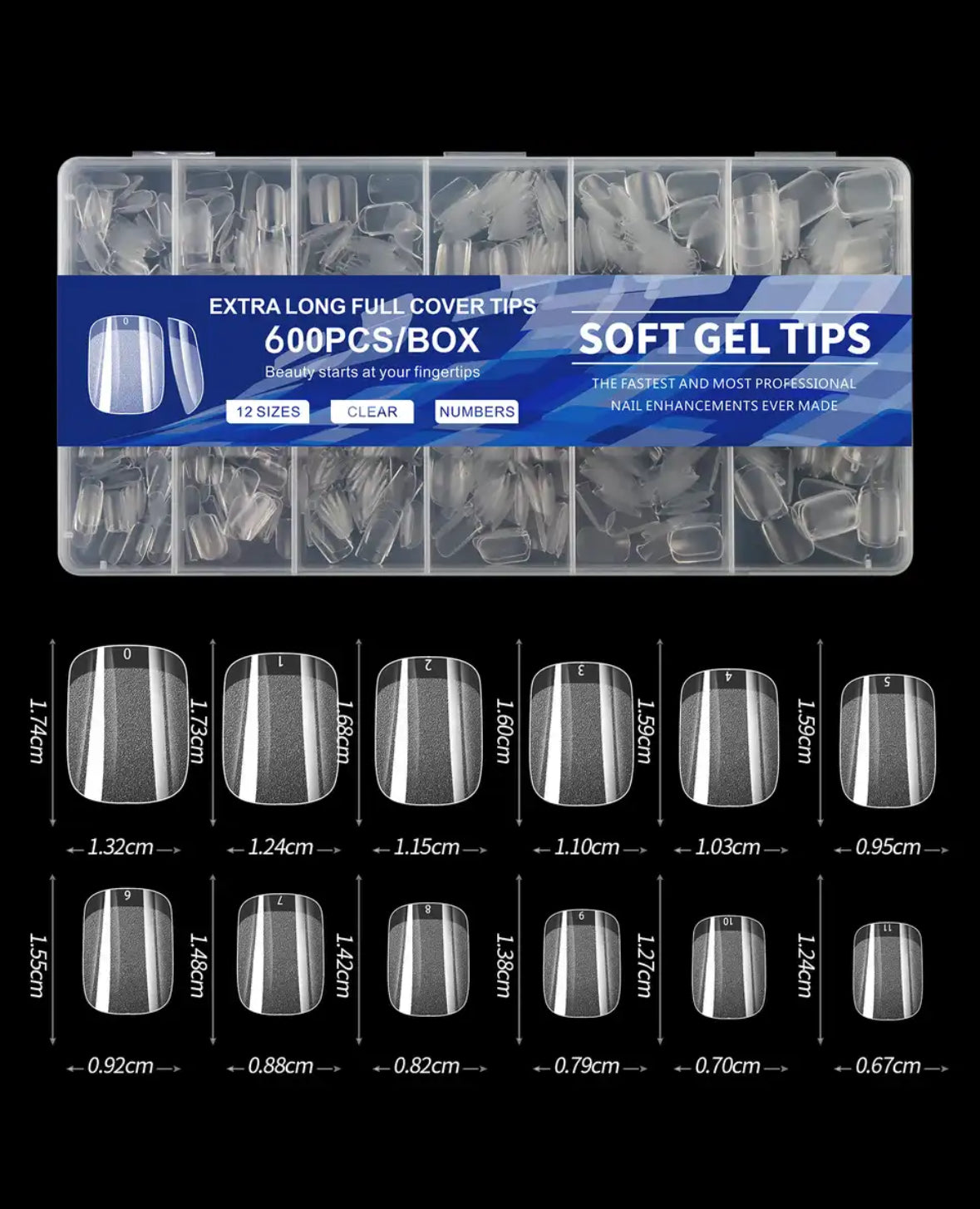 Short square American pose capsules